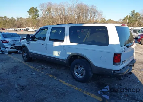 2003 Ford Excursion Eddie Bauer from USA, damaged, VIN 1FMNU44F43EA92376